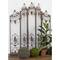 Brown Metal Eclectic Room Divider Screen, 80 " x 80 " x 1 "